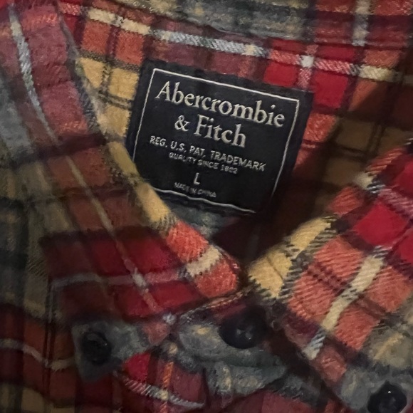 Abercrombie and Fitch- flannel shirt - Picture 2 of 2